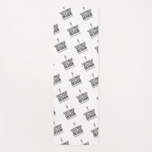 Custom Minimalist Personalized Company Branded  Yogamatte (Vorderseite)