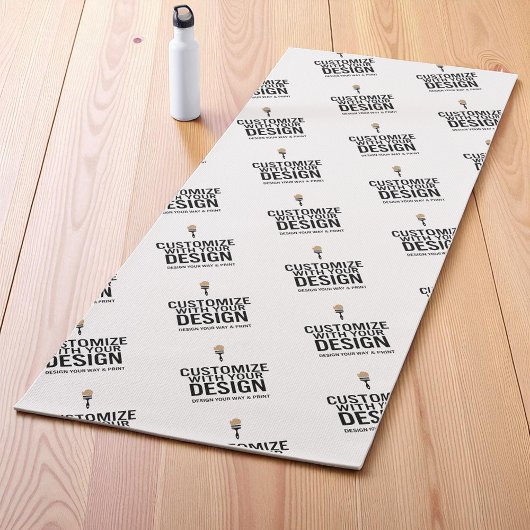 Custom Minimalist Personalized Company Branded  Yogamatte
