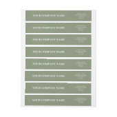 Custom Minimalist Trendy Sage Green Business (Bogen)