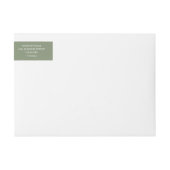Custom Minimalist Trendy Sage Green Business (Vorderseite)