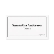 Custom Minimalistisch Black and White Wedding