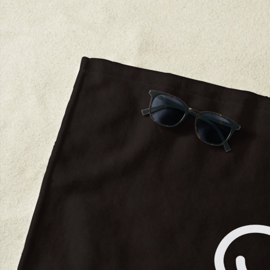 Custom Minimalistisch Bridesmaid Badetuch (Beispiel)