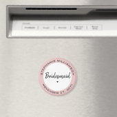 Custom Minimalistisch Bridesmaid Personalisiertes  Magnet (In Situ (Geschirrspüler))