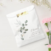 Custom Minimalistisch Gold Greenery Brautparty Geschenktütchen (Versiegelt)