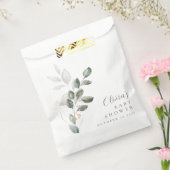 Custom Minimalistisch Greenery Baby Shower Geschenktütchen (Versiegelt)