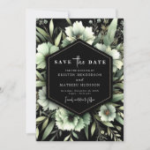 Custom Minimalistisch Romantic Sage Green Wedding Save The Date (Vorderseite)
