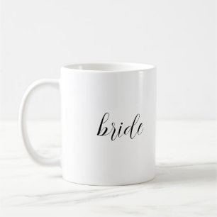 Custom Minimalistisch Script Bride Name Wedding Kaffeetasse