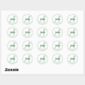Custom mint poodle sticker - Personalized Gift (Blatt)