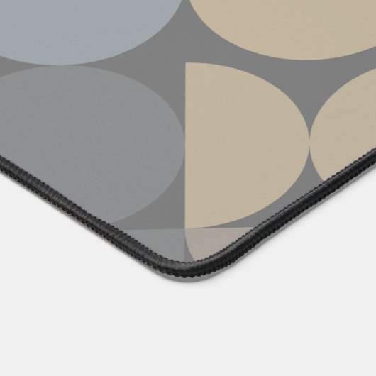 Custom Minze Green Pastel Pink Beige Art Patter Schreibtischunterlage (Ecke)