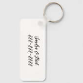 Custom Miss Nice Weihnachten Schlüsselanhänger, Pe Schlüsselanhänger (Rückseite)