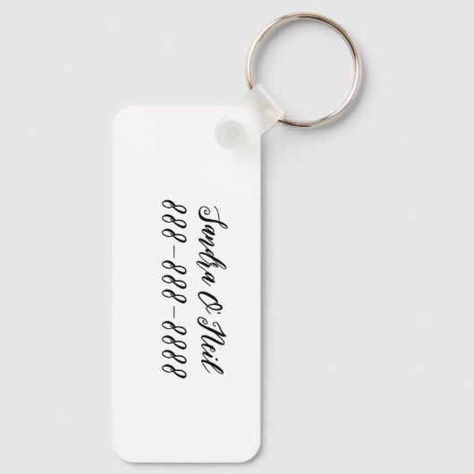 Custom Miss Nice Weihnachten Schlüsselanhänger, Pe Schlüsselanhänger (Rückseite)