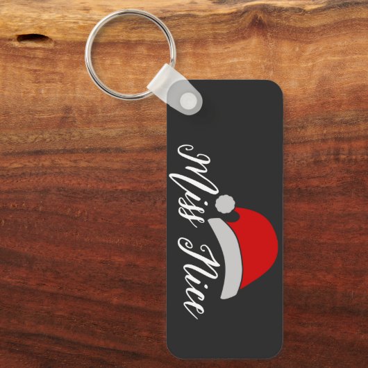 Custom Miss Nice Weihnachten Schlüsselanhänger, Pe Schlüsselanhänger (Vorderseite)