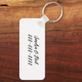 Custom Miss Nice Weihnachten Schlüsselanhänger, Pe Schlüsselanhänger (Rückseite)