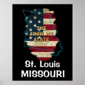 Custom Missouri Staat Poster (Vorne)