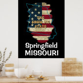 Custom Missouri Staat Poster (Küche)