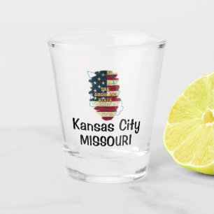 Custom Missouri Staat Shot Glass Schnapsglas