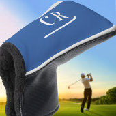 Custom Mit Monogramm Golfer Modern Royal Blue Golf Headcover