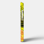 Custom Mit Monogramm iPhone 13 Case - Gelb (Rückseite / Links)