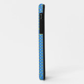 Custom Mit Monogramm iPhone 5s Fall Blue Polka Dot Case-Mate iPhone Hülle (Hinten/Links)