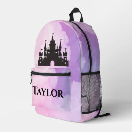 Custom Mit Monogramm Magic Castle Bedruckter Rucksack