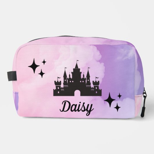 Custom Mit Monogramm Magic Castle Waschbeutel (Vorderseite)