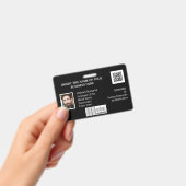 CUSTOM Mitarbeiter-ID-Karte Strichcode Foto-Logo s Ausweis (Handheld)