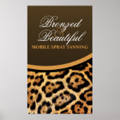 CUSTOM Mobile Spray Tanning Poster (Vorne)