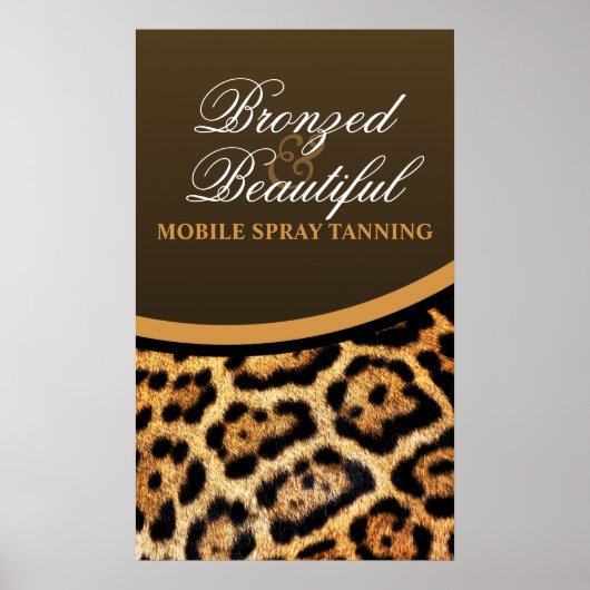 CUSTOM Mobile Spray Tanning Poster (Vorne)