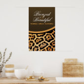 CUSTOM Mobile Spray Tanning Poster (Küche)