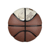 Custom Mocha Marble Mini Basketball (Rechts)