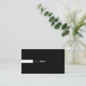 Custom Modern 519e Visitenkarte (Stehend Vorderseite)