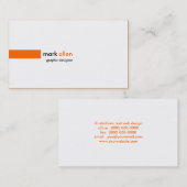 Custom Modern 520 Visitenkarte (Vorne/Hinten)