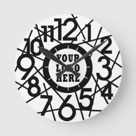 Custom Modern Abstract Geometric Wall Clock Runde Wanduhr