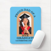 Custom Modern Arch Foto stolz Papa Abschluss Mousepad (Mit Mouse)