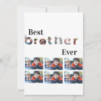 Custom Modern Best Brother aller 13 Jahre FotoColl