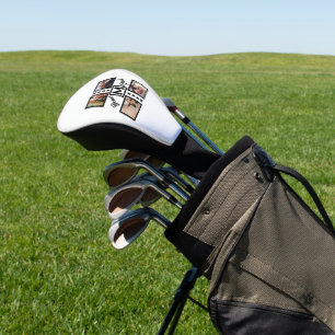 Custom Modern Bonus Vater Stepdad 4 Foto Collage Golf Headcover