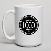 Custom Modern Business Logo Branded Coffee Kaffeetasse