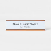 Custom Modern Business Promotional Schreibtischnamensplakette (Vorderseite )