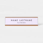 Custom Modern Business Promotional Schreibtischnamensplakette (Vorderseite )