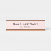 Custom Modern Business Promotional Schreibtischnamensplakette (Vorderseite )