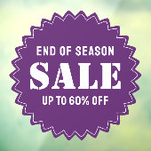 Custom Modern Business Store Sale Fensteraufkleber (Blatt 3)