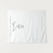 Custom Modern Business Table Runner Banner Cake Wandteppich (Vorderseite (Horizontal))