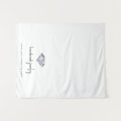 Custom Modern Business Table Runner Banner Juwelen Wandteppich (Vorderseite (Horizontal))