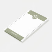 Custom Modern Chic Minimalistisch Typografie Scrip Post-it Klebezettel (angewinkelt)