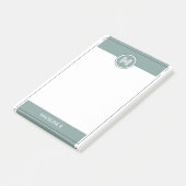 Custom Modern Chic Minimalistisch Typografie Scrip Post-it Klebezettel (angewinkelt)