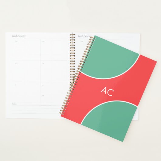 Custom Modern Coral Minimalist Planer (Anzeige)
