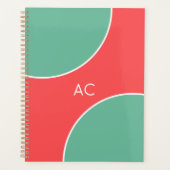 Custom Modern Coral Minimalist Planer (Vorderseite)