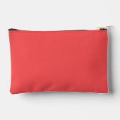 Custom Modern Coral Minimalist Zubehörtasche (Rückseite)