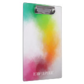 Custom Modern Elegante Abstrakte Kunstwerke Klemmbrett (Rechts)