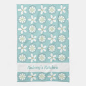 Custom Modern Floral Kitchtuch Geschirrtuch (Vertikal)